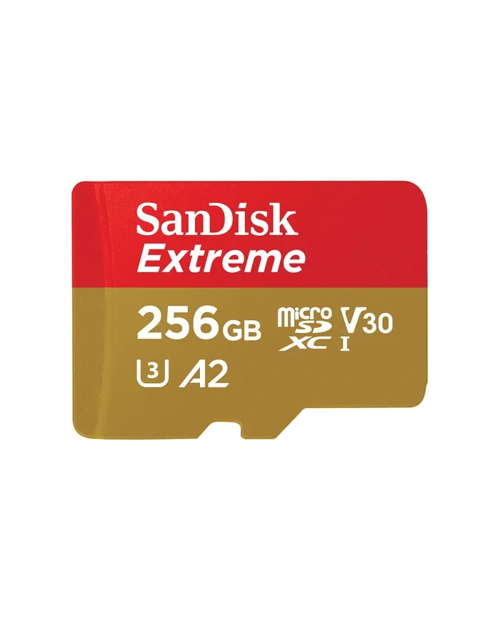 comprar SanDisk Extreme microSD de 256 GB con adaptador SD, A2,190 MB/s Class 10 U3 V30