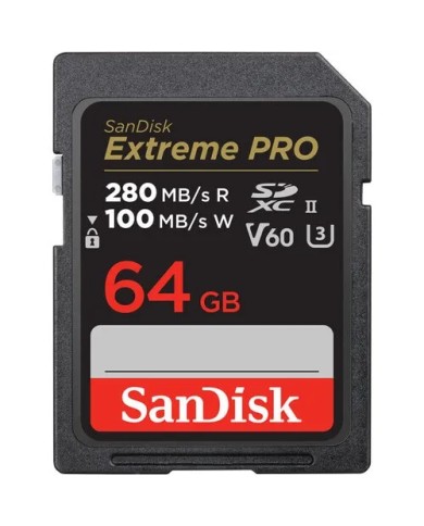 SANDISK SDXC EXTREME PRO 64GB 280mb/s