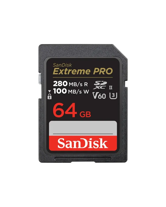 SANDISK SDXC EXTREME PRO 64GB 280mb/s