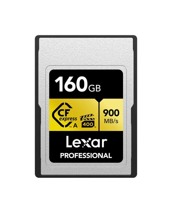 LEXAR CFEXPRESS A 160GB 900MB/S GOLD TARJETA DE MEMORIA