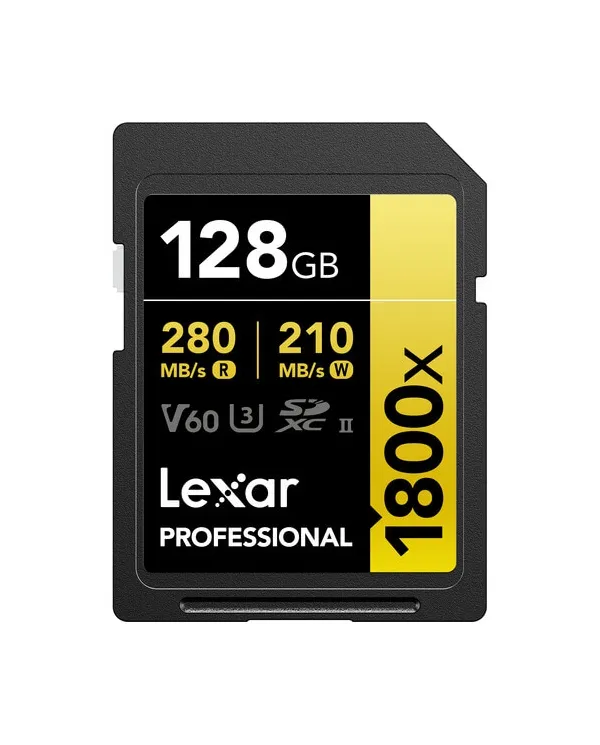 LEXAR SD 128GB V60 1800x UHS-II