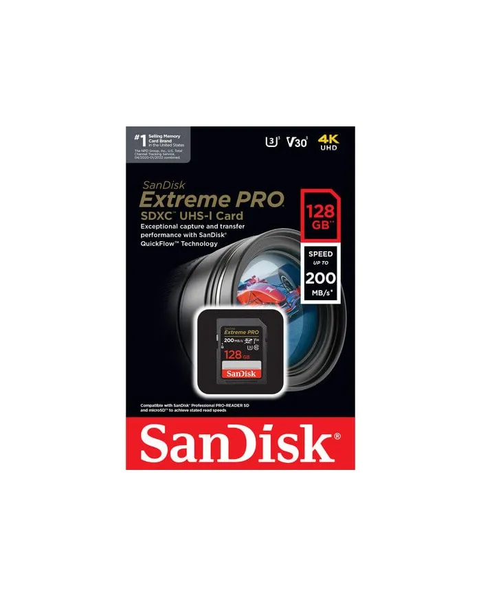 EL MEJOR PRECIO SANDISK EXTREME PRO 128GB V30