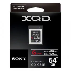 Sony XQD 64 GB W 180-350Mbs R 400Mbs + ADAPT. USB3.0