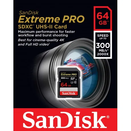 SANDISK SDXC EXTREME PRO 64GB